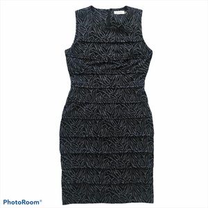 Calvin Klein Animal Print Sheath Dress